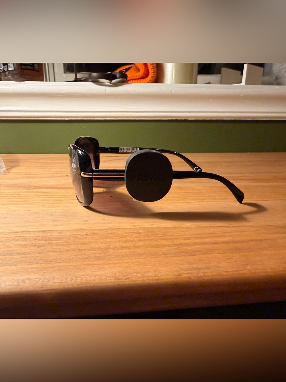 Black Sunglasses Womans Sunglasses with Silver Accents - Picture 3 of 3